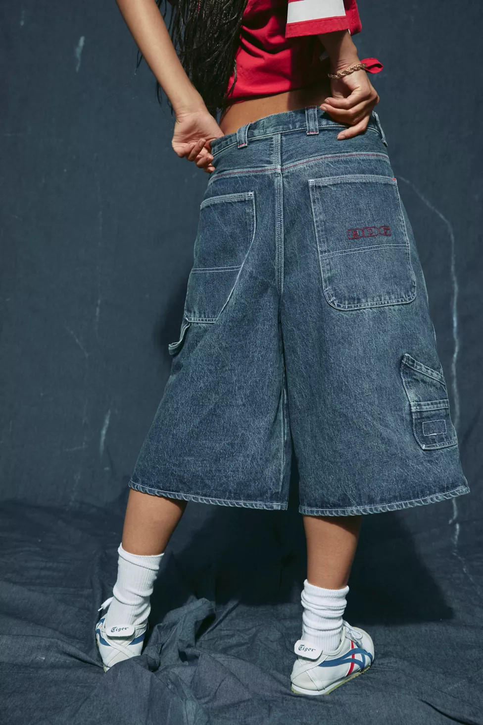 BDG Astrid Longline Denim Short | Urban Outfitters (US and RoW)