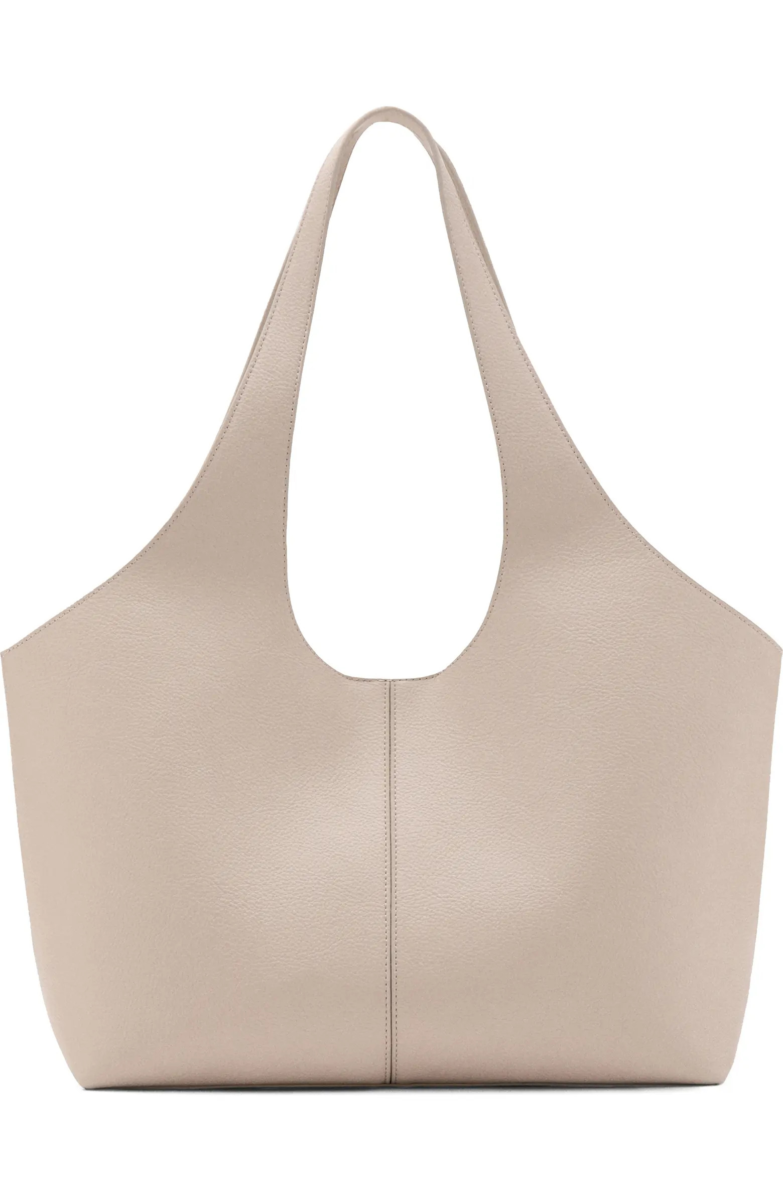 Large Faux Leather Shopper Tote | Nordstrom