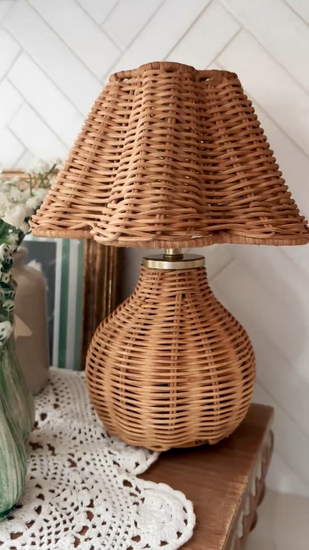 Cozy cottage charm in lamp form 🤍 I found this woven mini lamp from Walmart and I’m obsessed with the warm vintage-inspired texture it adds to this little corner. The wicker detail paired with soft neutrals and collected vintage pieces gives such a cozy European cottage feel without breaking the budget. It’s one of those simple finds that instantly makes a space feel layered, warm, and lived-in ✨

Linked this adorable lamp and other cozy cottage favorites in my LTK! 🤎

#LTKHome #CottageStyle #CozyHome #VintageInspired #WalmartHome #EuropeanCottage #NeutralDecor #CollectedHome #CottagecoreDecor #WarmAndCozy