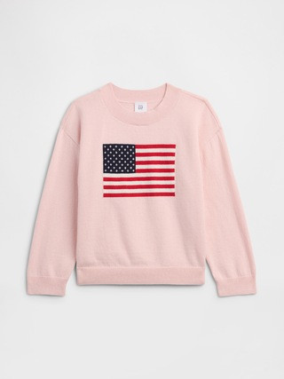 babyGap Americana Crewneck Sweater | Gap Factory