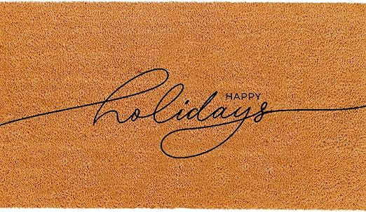 Amazon.com: Theodore Magnus Natural Coir Doormat with Non-Slip Backing - 17 x 30 - Outdoor / Indo... | Amazon (US)