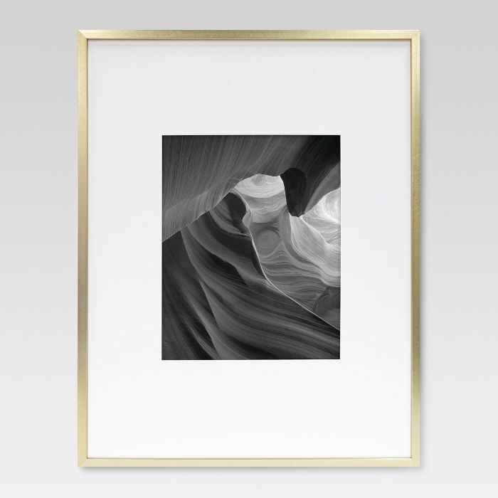 Thin Metal Matted Gallery Frame Gold - Project 62™ | Target