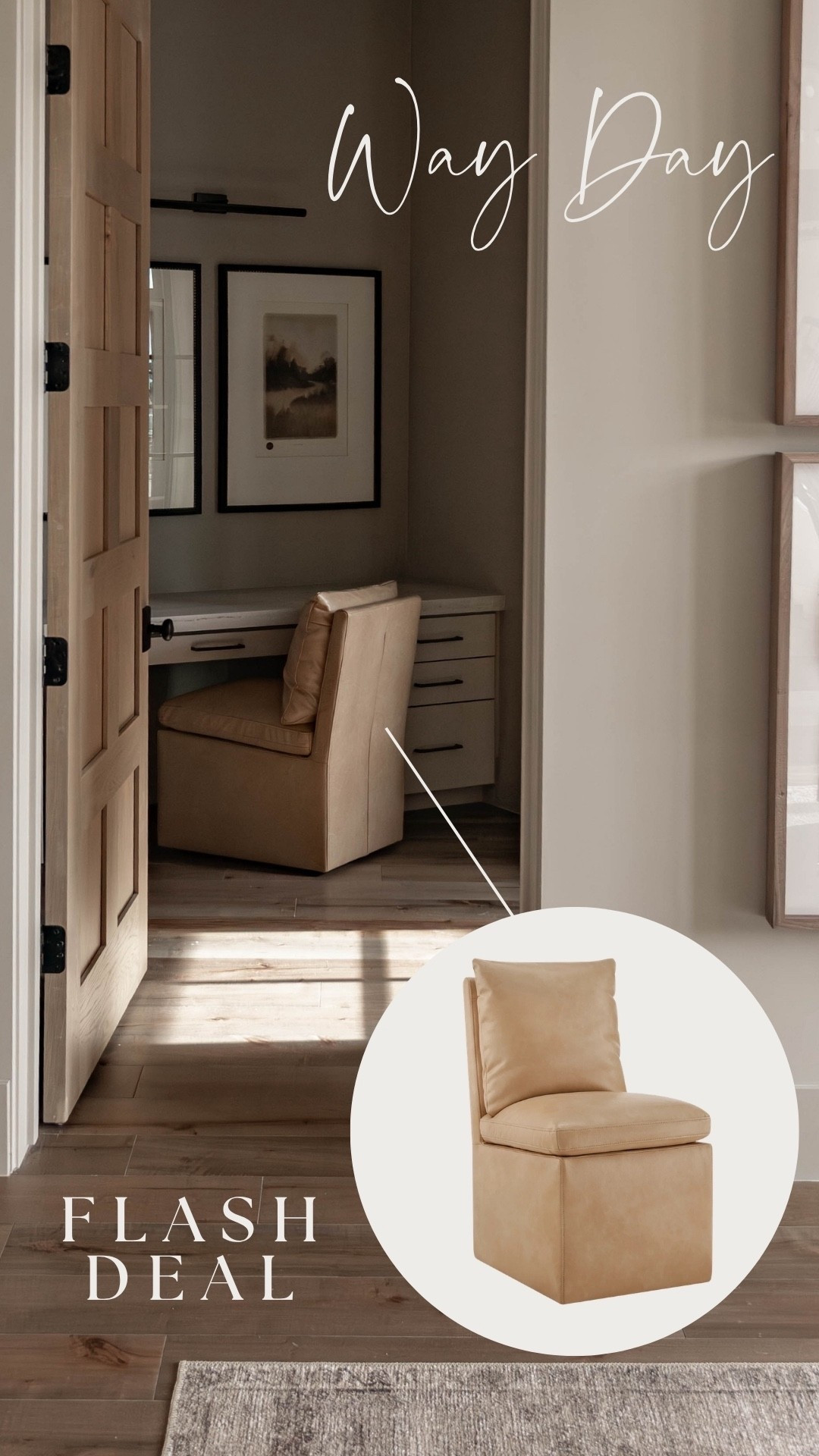 Hurry & grab this deal!!! It’s an awesome chair that rolls — great for dining too. Lots of fabric choices 

#wayfair #wayday #deals 

#LTKSeasonal #LTKSaleAlert #LTKHome