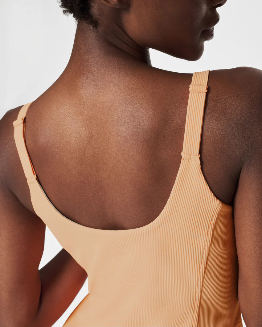 The Get Moving Easy Access Ribbed Straight Dress | Spanx