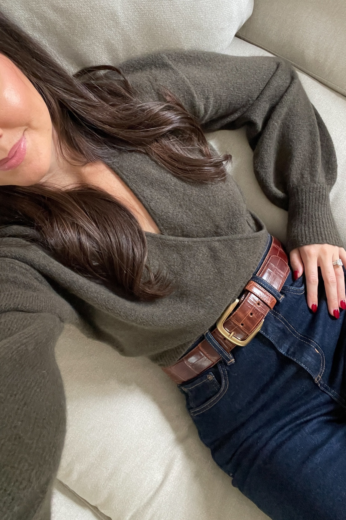Casual fall ootd! Wearing a size small in the sweater and sized up one size in the jeans. Would make a fab Thanksgiving day outfit!

#LTKCyberWeek #LTKHoliday #LTKSeasonal