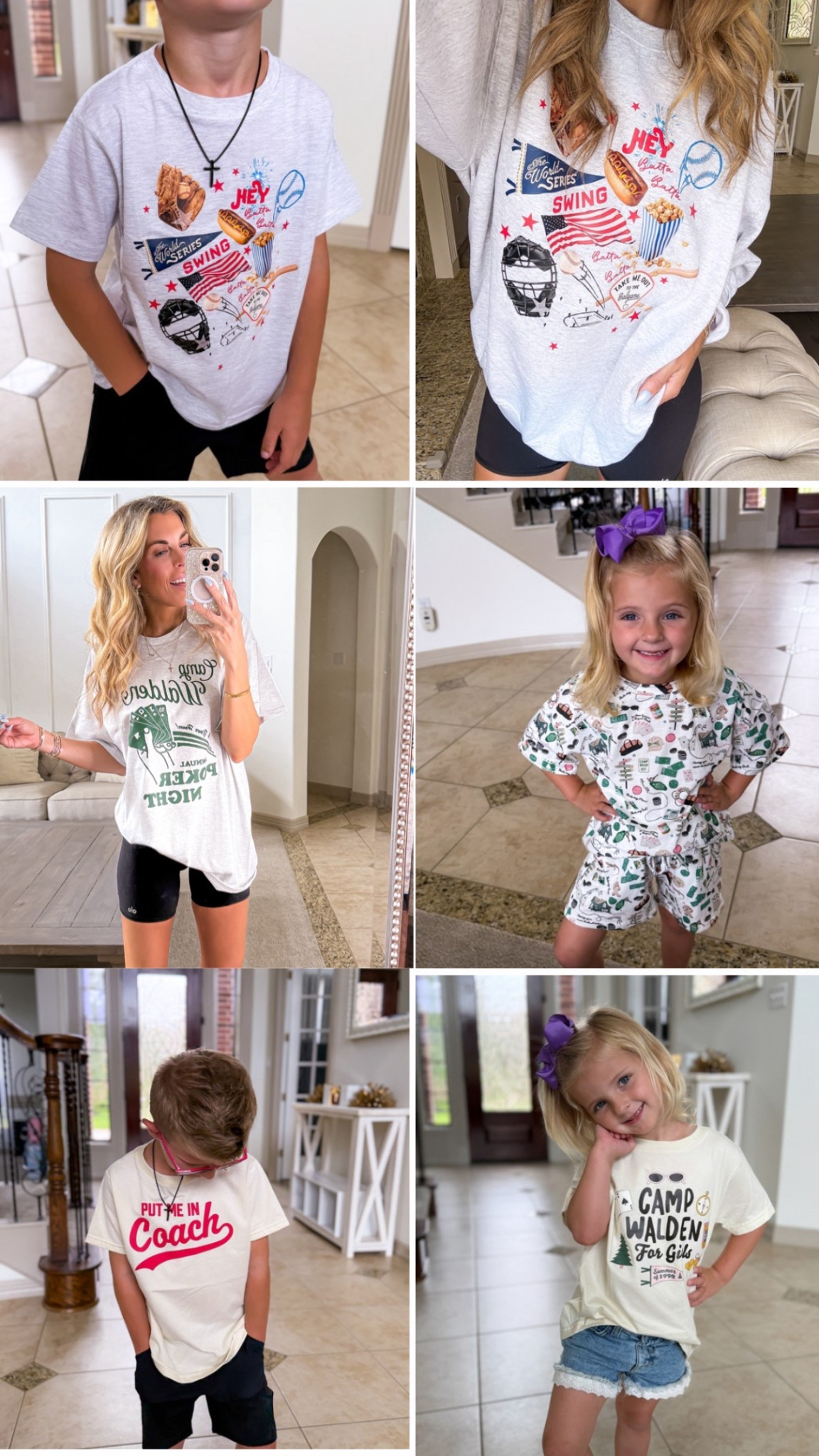 Daffodilly baseball collection 
Camp Walden collection