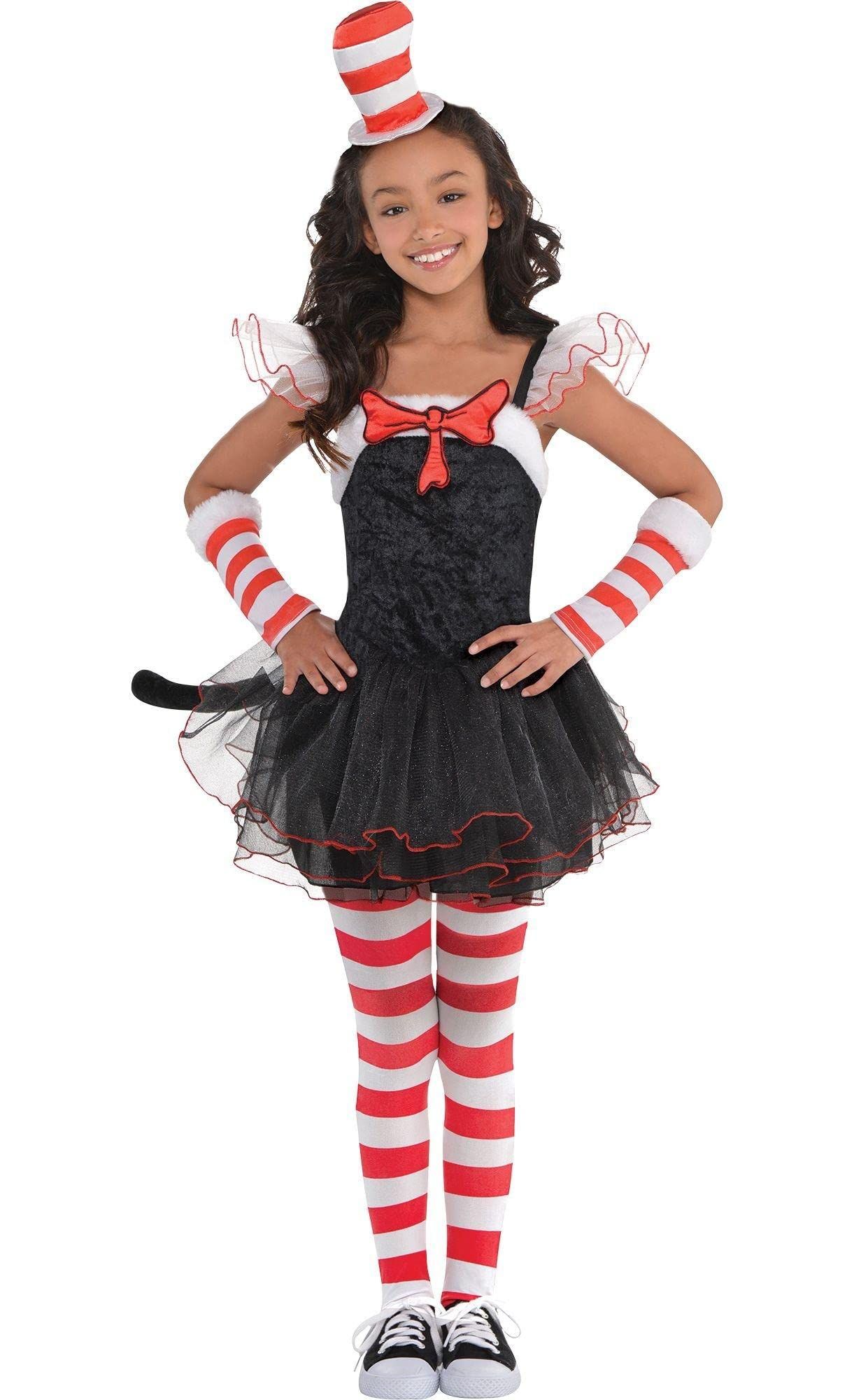 Costumes USA Dr. Seuss Cat in the Hat Tutu Halloween Costume, Small, with Included Accessories | Amazon (US)
