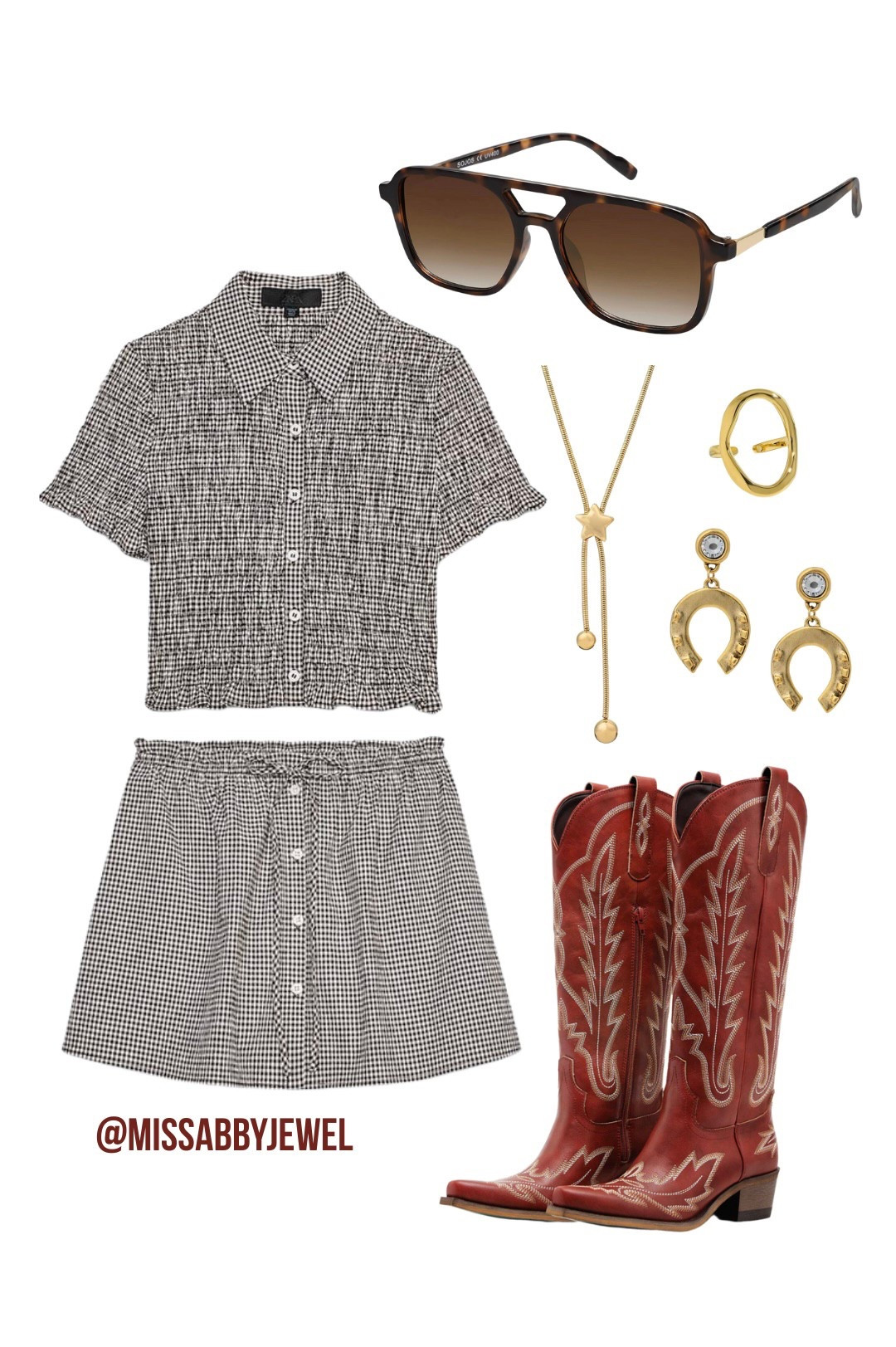 Country concert outfit inspo

zara top: gingham crop shirt 4661/035/716
zara skirt: gingham mini skirt 6929/406/716

country concert, country concert outfit, country, cowboy boots, boots, amazon, cowboy hat, shorts, concert outfits, country concert outfit, zara, zara outfits, country girl, cowboy outfit, amazon jewelry, amazon accessories, abercrombie, summer outfits, summer outfit ideas, bracha  

#LTKStyleTip #LTKSummerEdit #LTKFindsUnder100