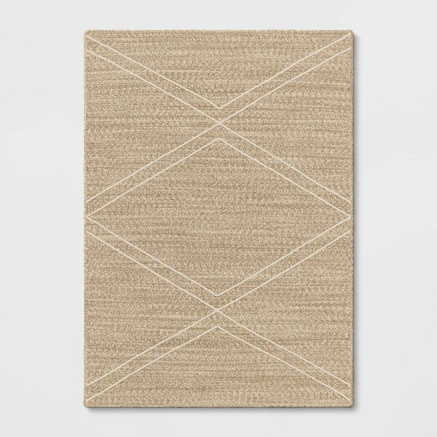 Braided Diamond Outdoor Rug - Threshold™ | Target
