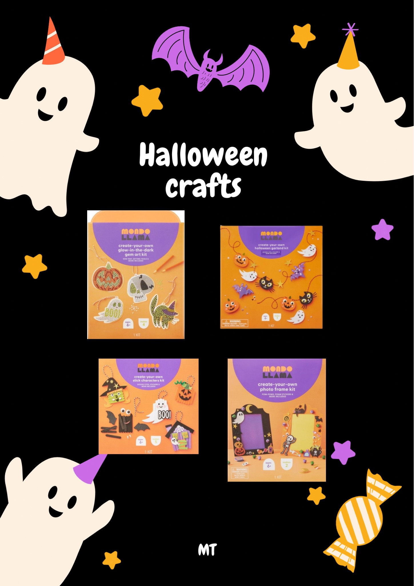 Fun Halloween crafts for the kids to do at home!

#LTKKids #LTKHalloween