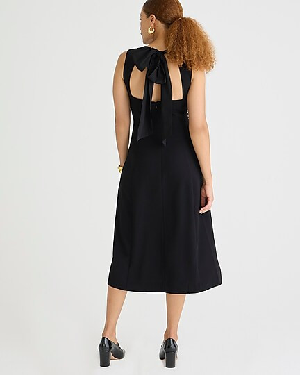 newOpen-back A-line dress in drapey crepe$248.00BlackSelect A SizeSize & Fit InformationView size... | J. Crew US