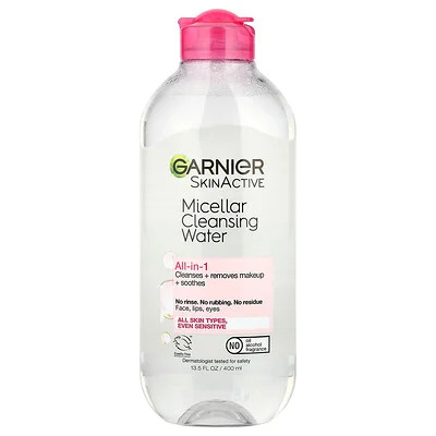 Garnier, SkinActive, Micellar Cleansing Water, All-In-1 , 13.5 fl oz (400 ml) | iHerb