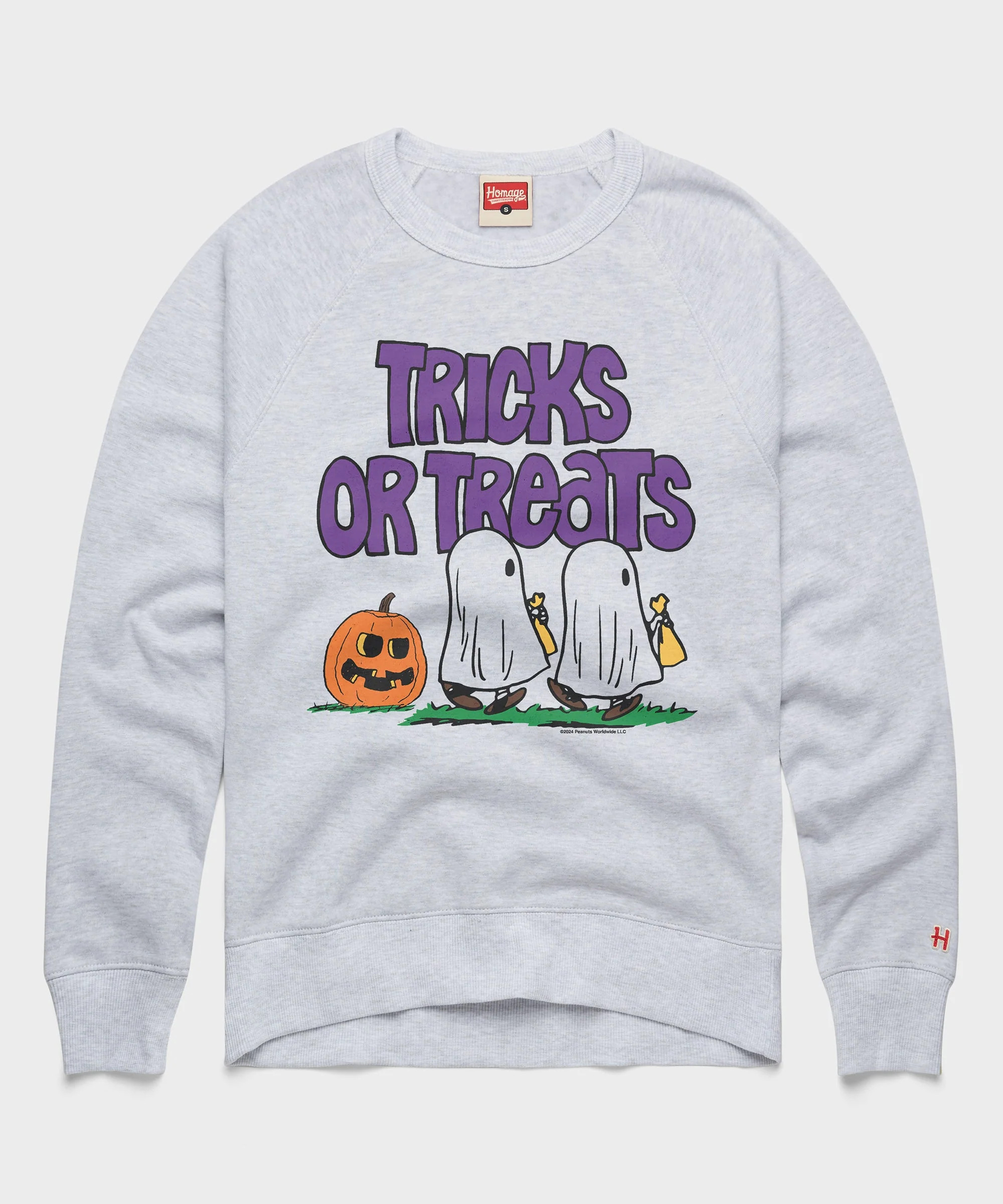 Peanuts Tricks Or Treats Crewneck | Retro Peanuts Sweatshirt | Homage