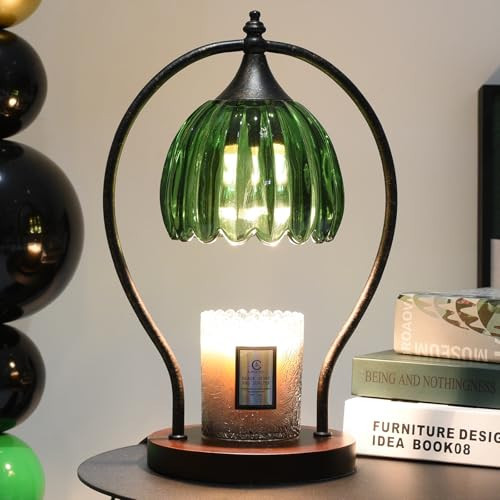 GOODBUY Timer Candle Warmer Lamp: Dimmable Candle Warmer Wax Melts Warmers for Jar Candles with 2 Bulbs, Birthday Gifts for Men Women, House Warming Gifts New Home Decor for Bedroom Living Room | Amazon (US)