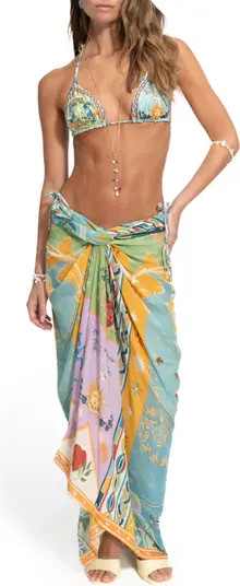 Marine Solstice Tassel Cover-Up Pareo | Nordstrom