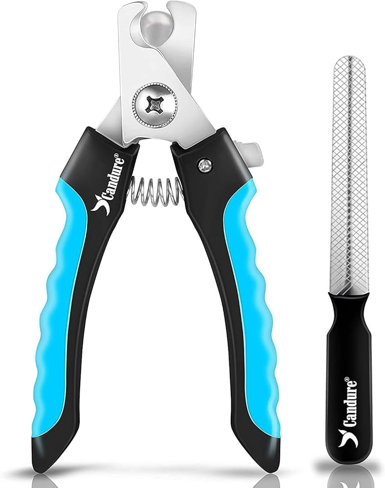 Candure Dog Nail Clippers and Trimmer with Safety Guard to Avoid Over-Cutting Toe Nails Professio... | Amazon (US)