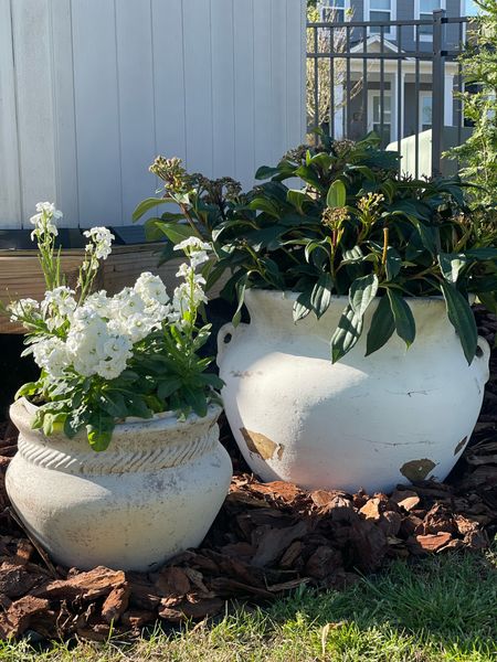 Large planter pots, affordable outdoor pot

#LTKunder50 #LTKSeasonal