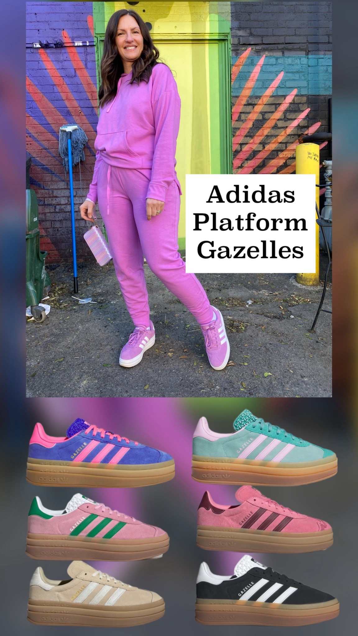 On sale! Adidas platform sneakers are some of my all time favorites. I LOVE all of the colors. The little height boost is the best too!!
Adidas
Sneakers
Fashion sneakers
Fun shoes

#LTKmomlife #LTKdayinmylife #LTKootd