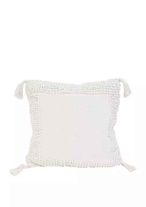 Lisburn Chenille Tassel Throw Pillow | Belk