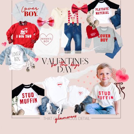 Valentines Day for the boys! 

#etsy #valentinesday #forboys #forinfants #forbabies #babyboy #mamasboy #studmuffin #playdatematerial #loverboy #boysvalentinesdayshirts #bowties #mama #idigyou #suspenders #loveday #heartday #pink #red #cupid #littlecupid

#LTKbaby #LTKkids #LTKSeasonal