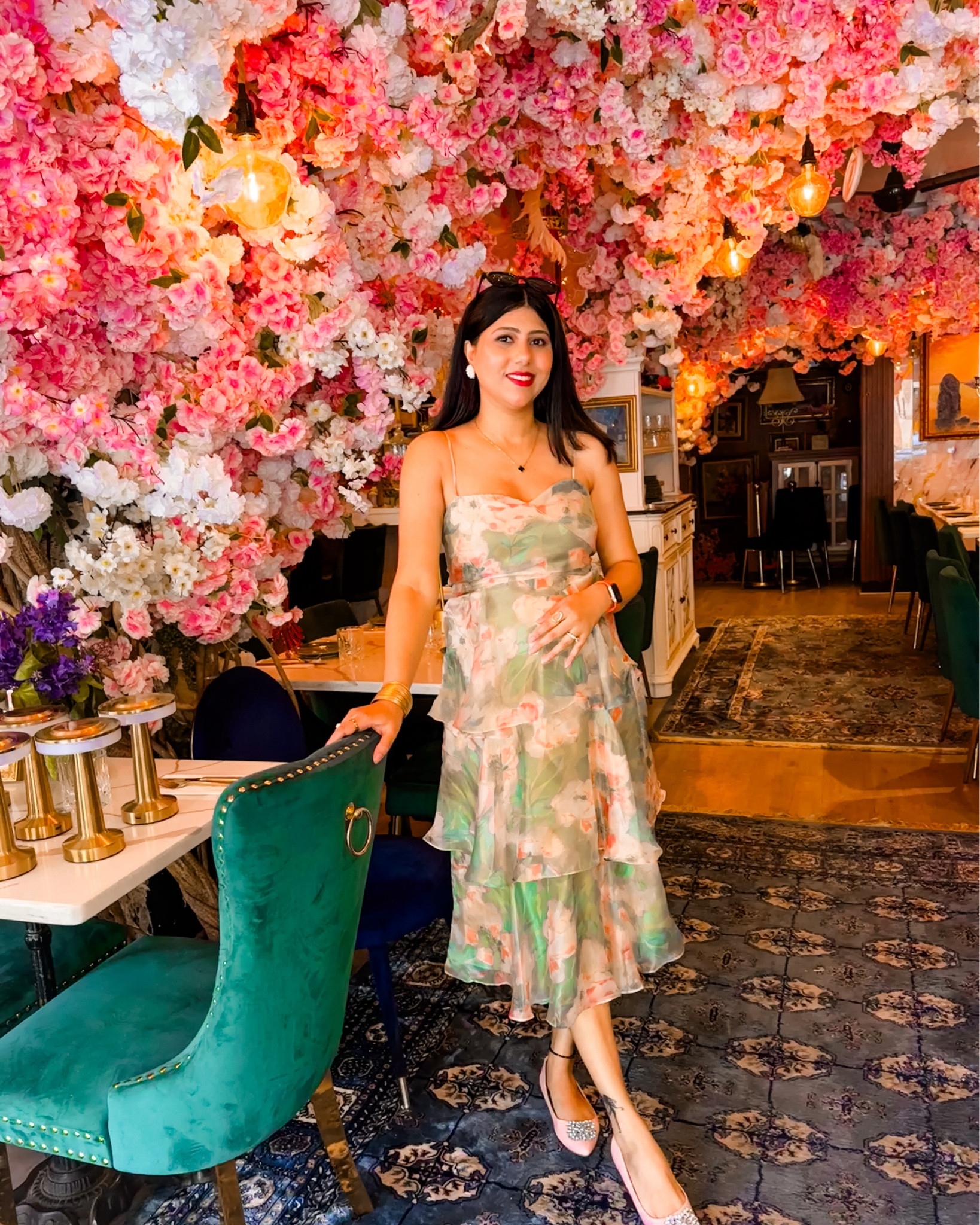 Summer floral dress, postpartum fashion, organza dress, bump friendly

#LTKSummerEdit #LTKBump #LTKSeasonal