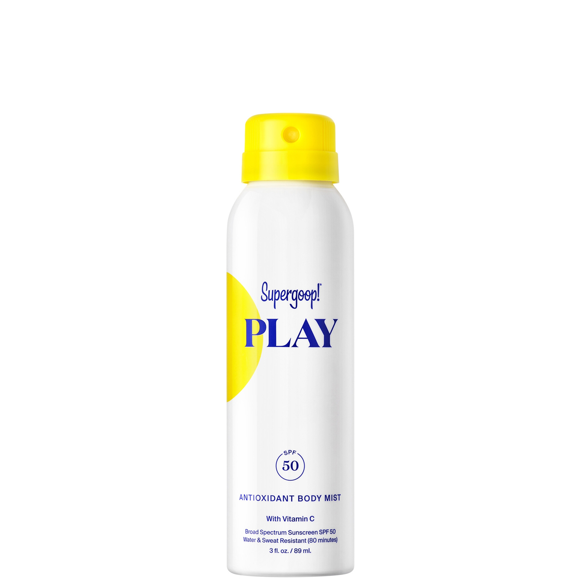 Supergoop!® PLAY Antioxidant Body Mist SPF 50 with Vitamin C 6 fl. oz. | Dermstore (US)