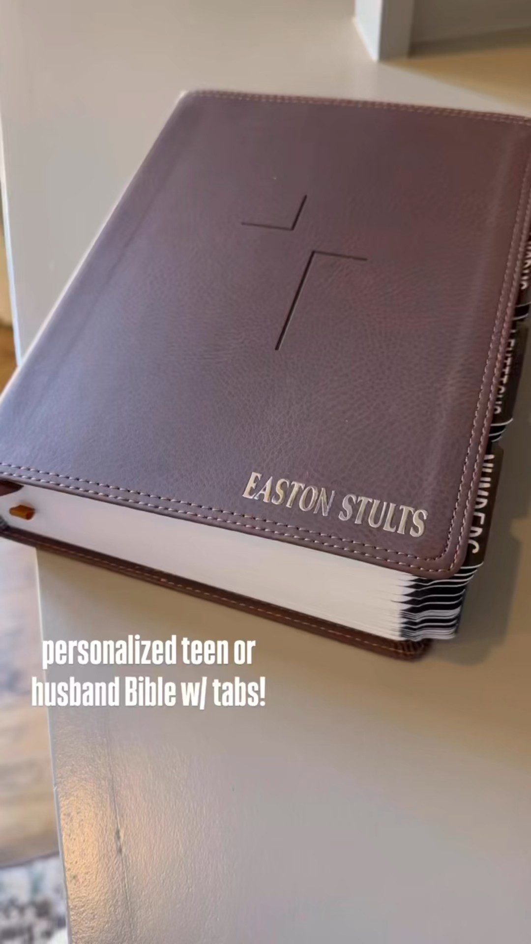 Personalized Bible with tabs!