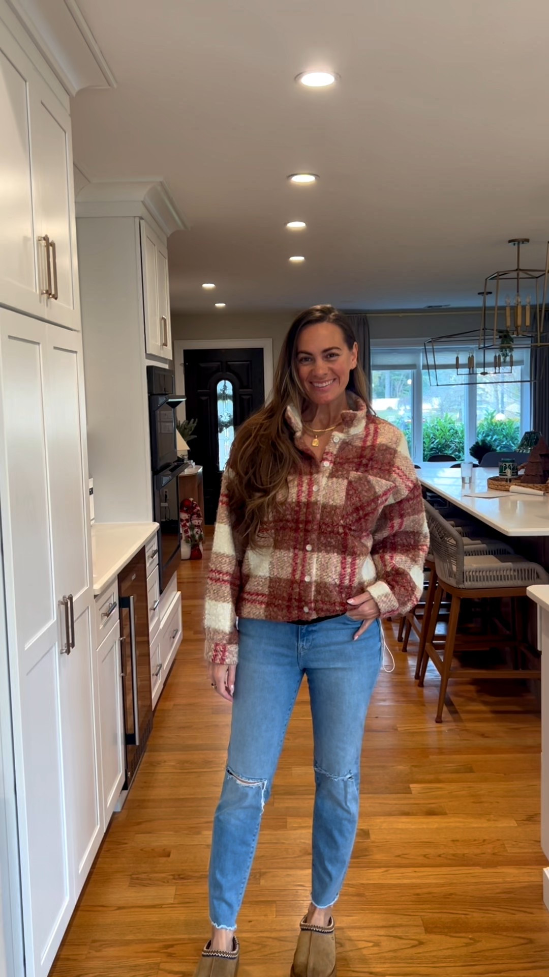 The cutest cropped plaid shacket

#LTKFindsUnder50