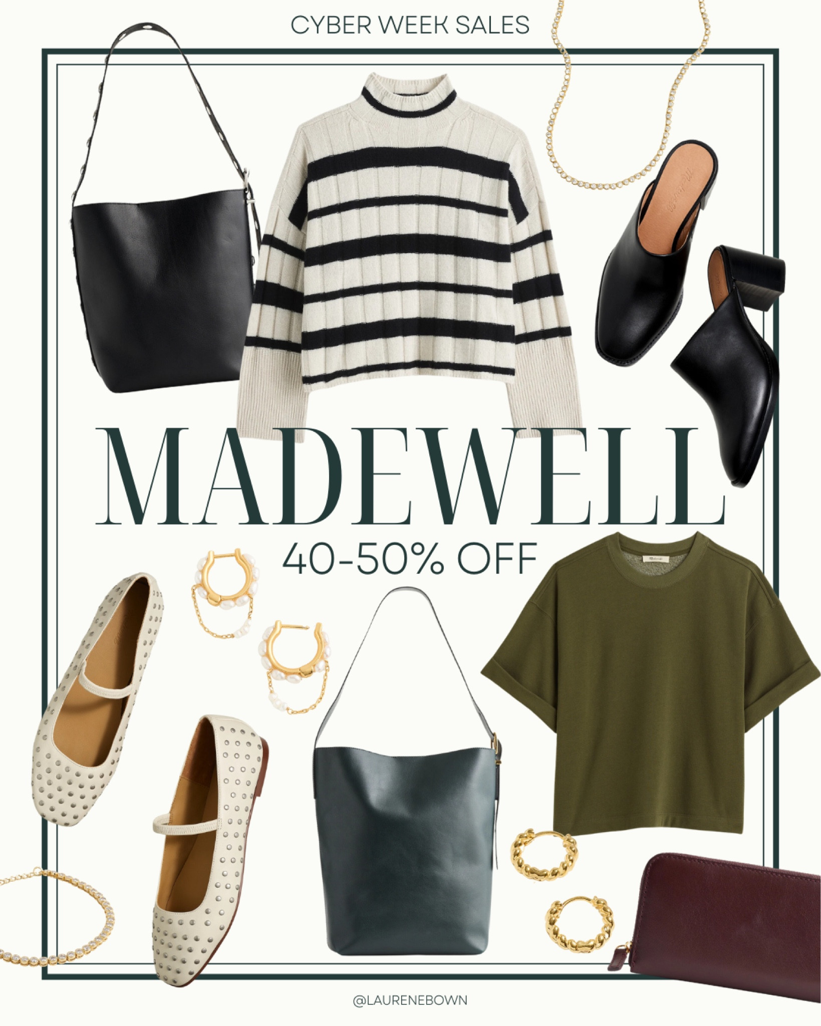 Madewell is now 50% off most items with code MADEBETTER 

#LTKSaleAlert #LTKGiftGuide #LTKCyberWeek