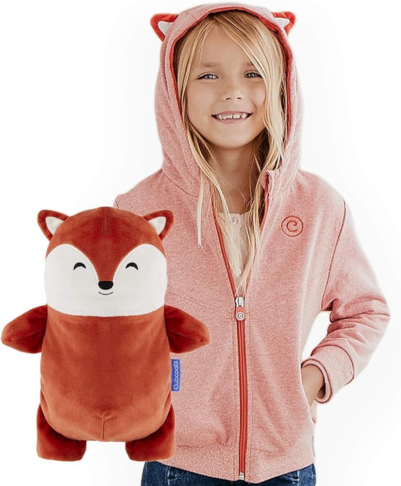 Flynn The Fox - 2-in-1 Transforming Hoodie and Soft Plushie - Burnt Orange | Amazon (US)