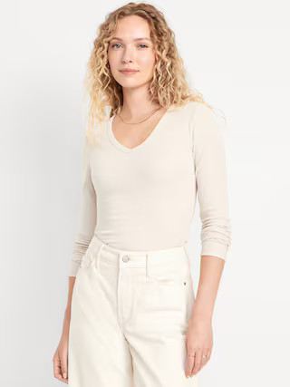 Plush V-Neck T-Shirt | Old Navy (US)