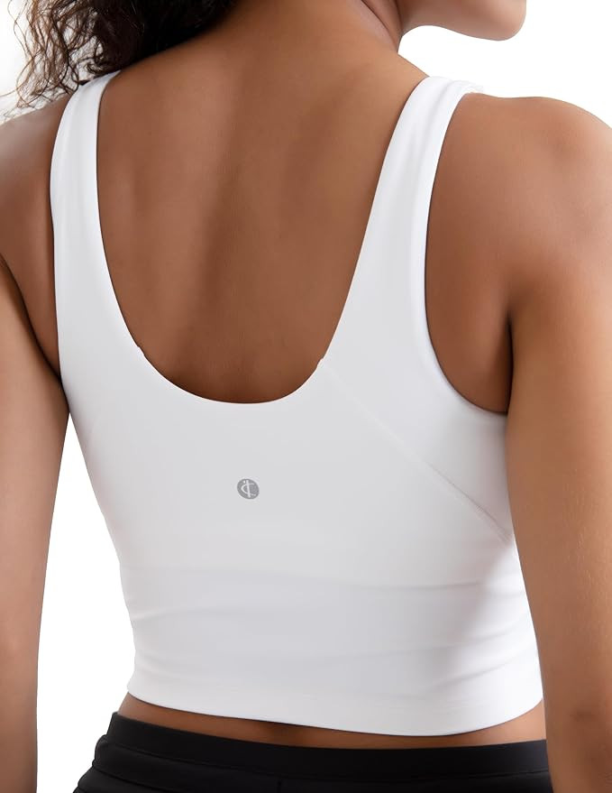 Colorfulkoala Dreamlux Womens Padded Sports Bra High Neck U-Back Yoga Running Workout Athletic Ta... | Amazon (US)