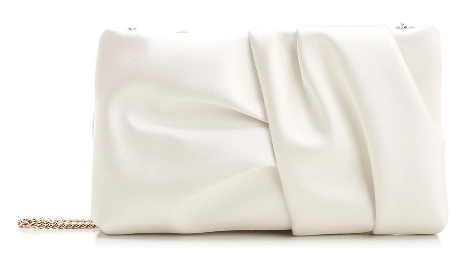 Jimmy Choo Bonny Folded-Detailed Clutch Bag | Cettire Global