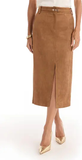 Kendra Sueded Midi Skirt | Nordstrom