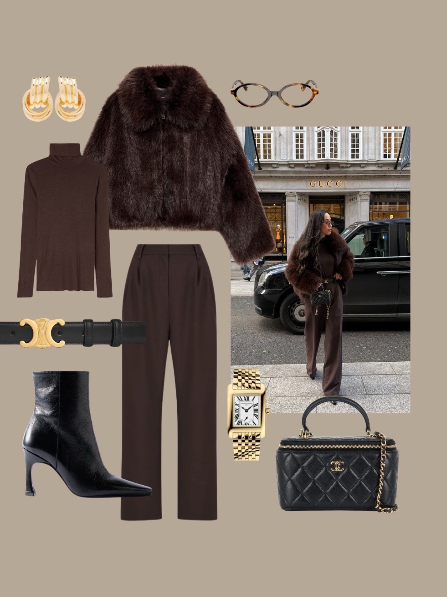 Styling chocolate brown and faux fur for the festive hot chocolate season 

#LTKstyletip #LTKwinter