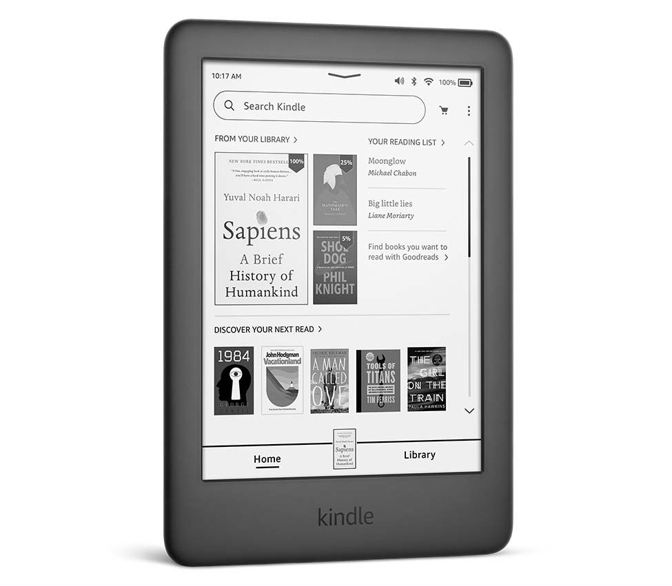 Kindle - Now with a Built-in Front Light - Black + 3 Months Free Kindle Unlimited (with auto-renewal | Amazon (US)