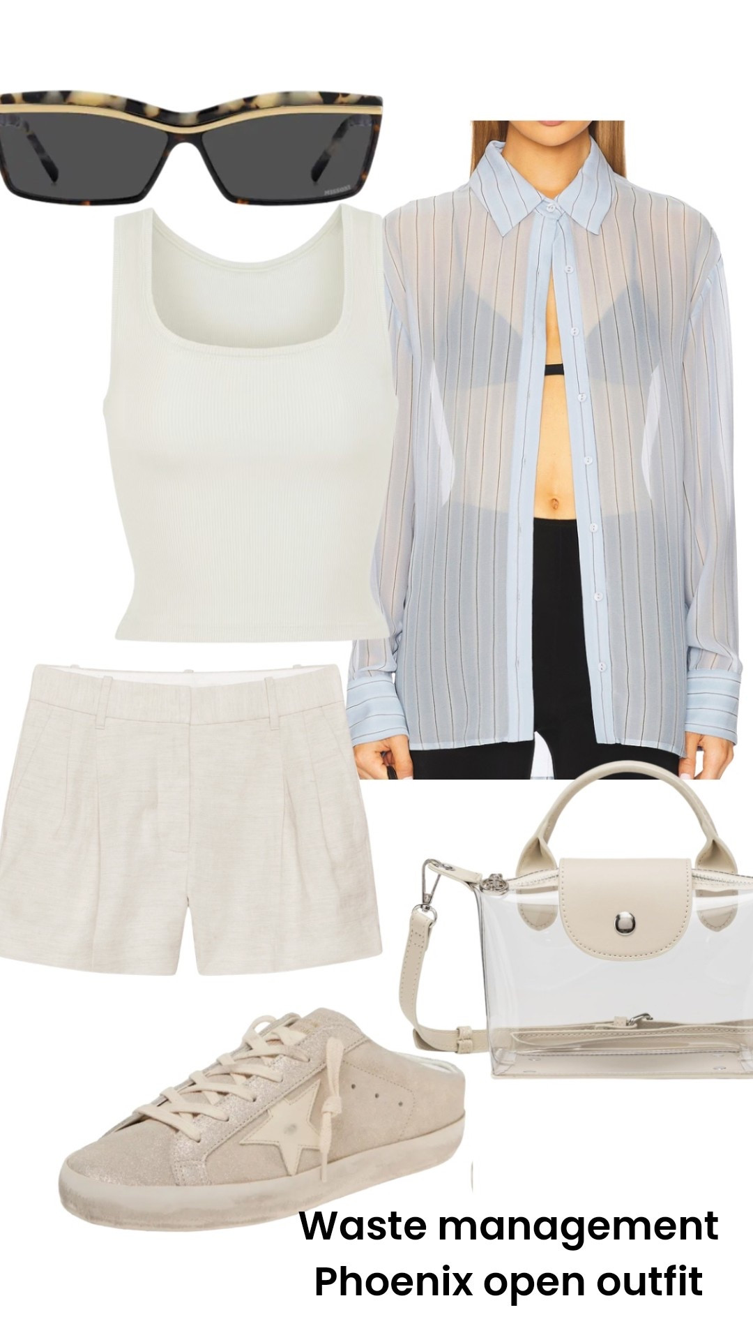 Waste management Phoenix open golf tournament outfit inspo 