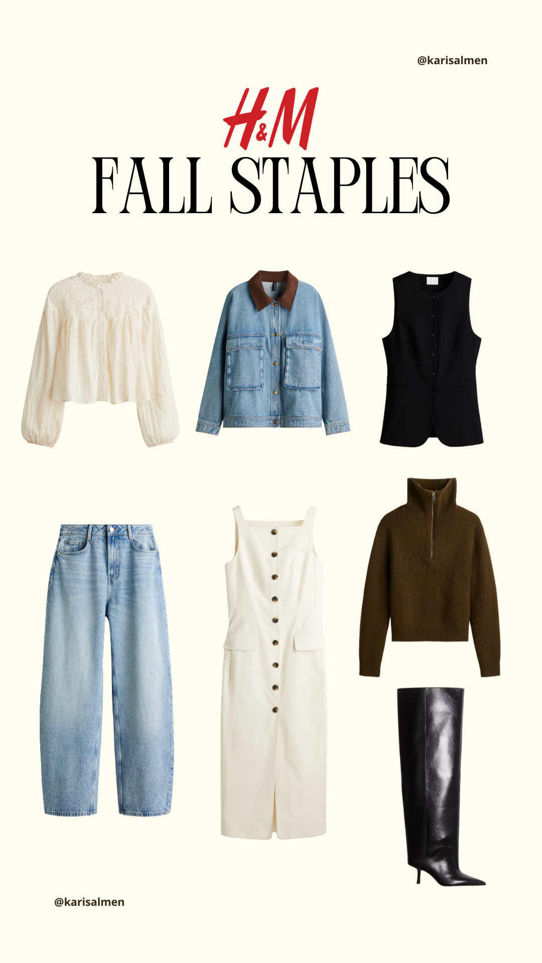 H&M finds for the fall 🤍 

 #LTKSeasonal #LTKFindsUnder100 #LTKStyleTip