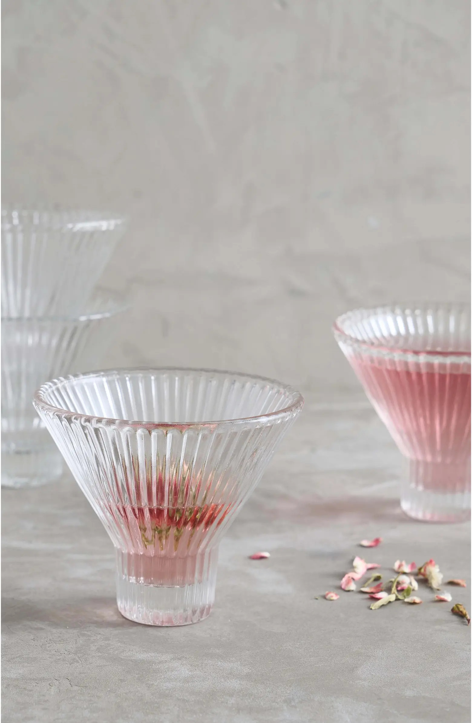 Pressed Clear Martini Glasses - Set of 4 | Nordstrom