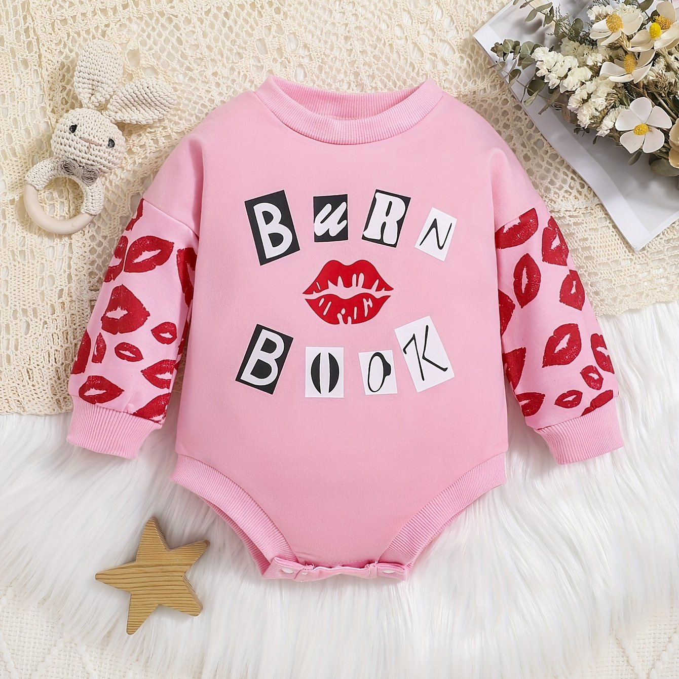 Newborn Baby Girl's Valentines Day Romper   Long - Temu | Temu Affiliate Program