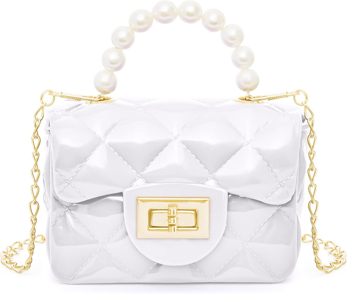 Little Girls Purse Cute Toddler Purse Fashion Crossbody Purse And Handbands Mini Kids Purse For C... | Amazon (US)