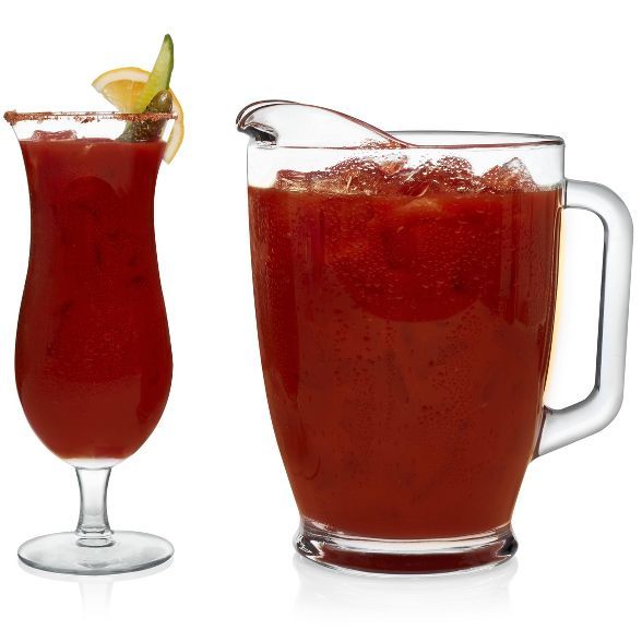 Libbey 5pc Glass Bloody Mary Beverage Server Set | Target