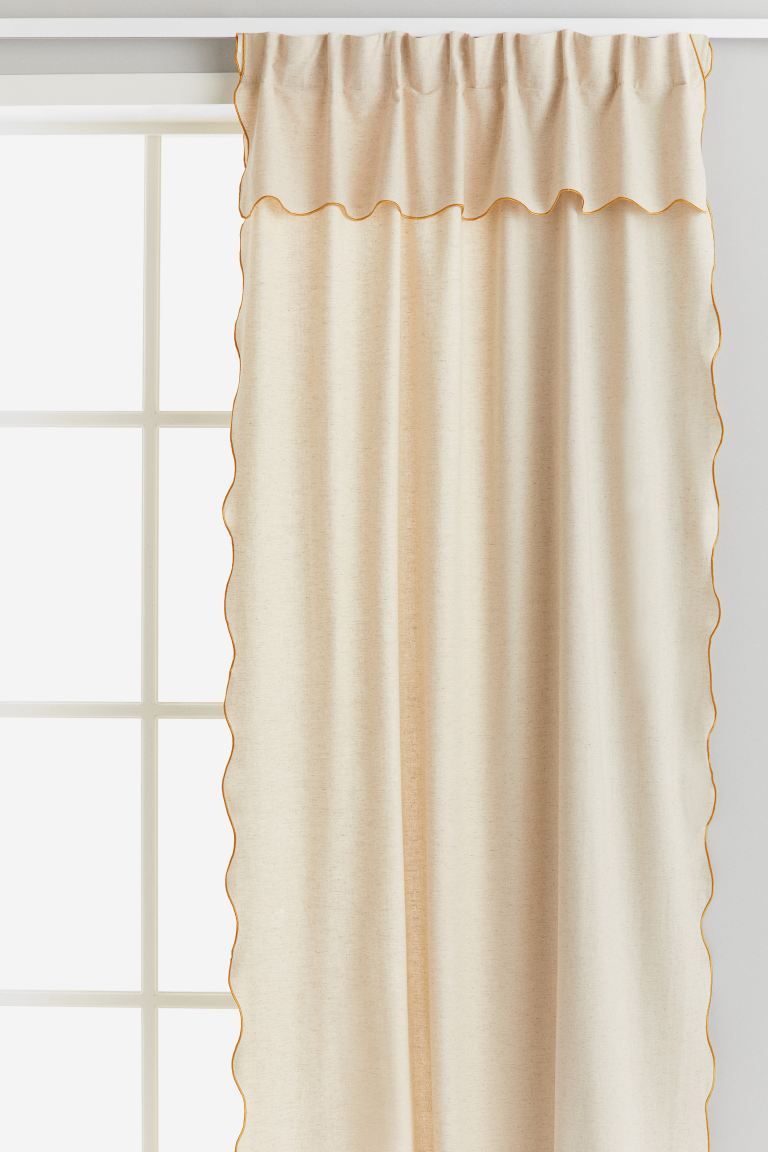 2-pack Multiway Linen-blend Curtains - Light beige - Home All | H&M US | H&M (US + CA)