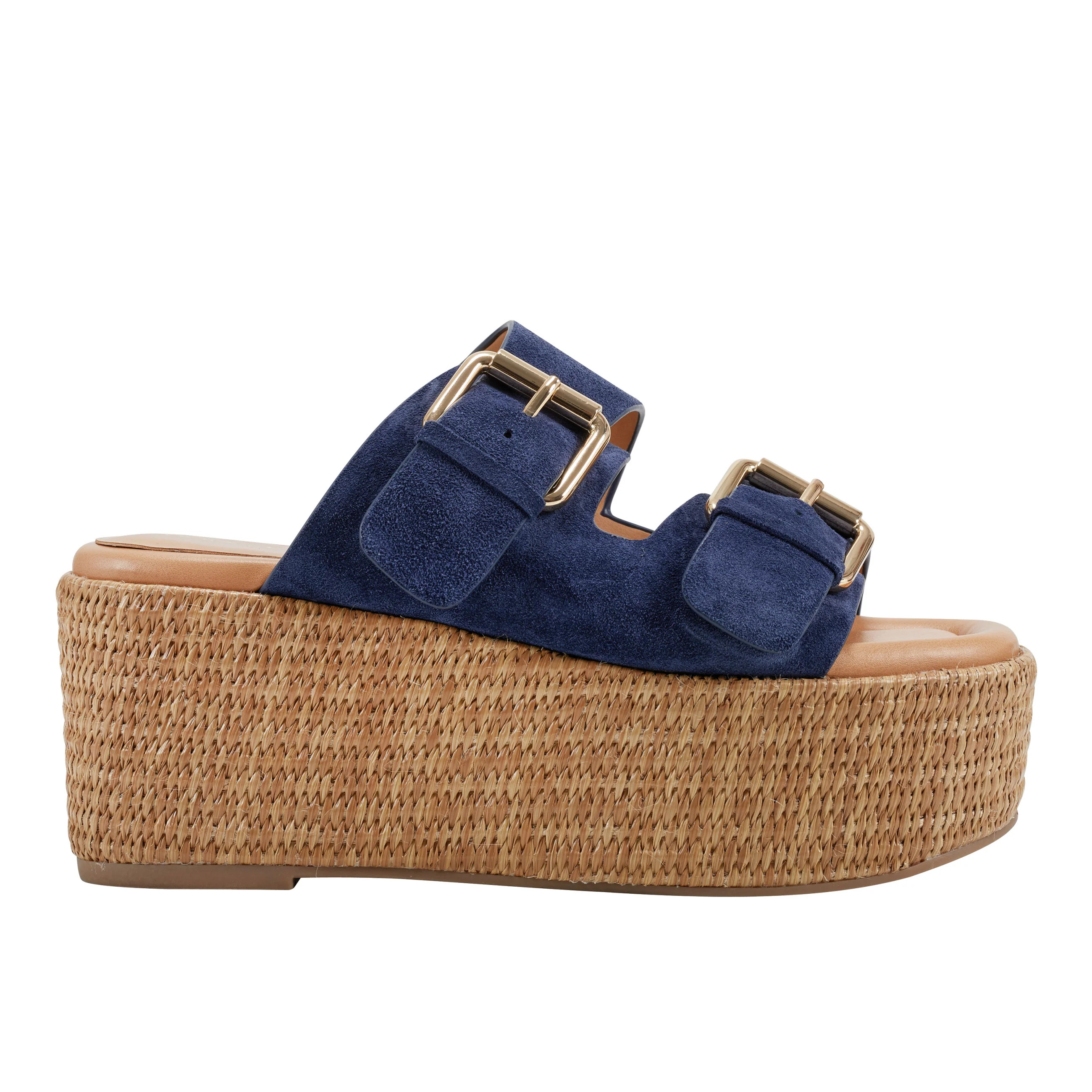 Marc Fisher Palery Platform Buckle Slide Sandal | Marc Fisher