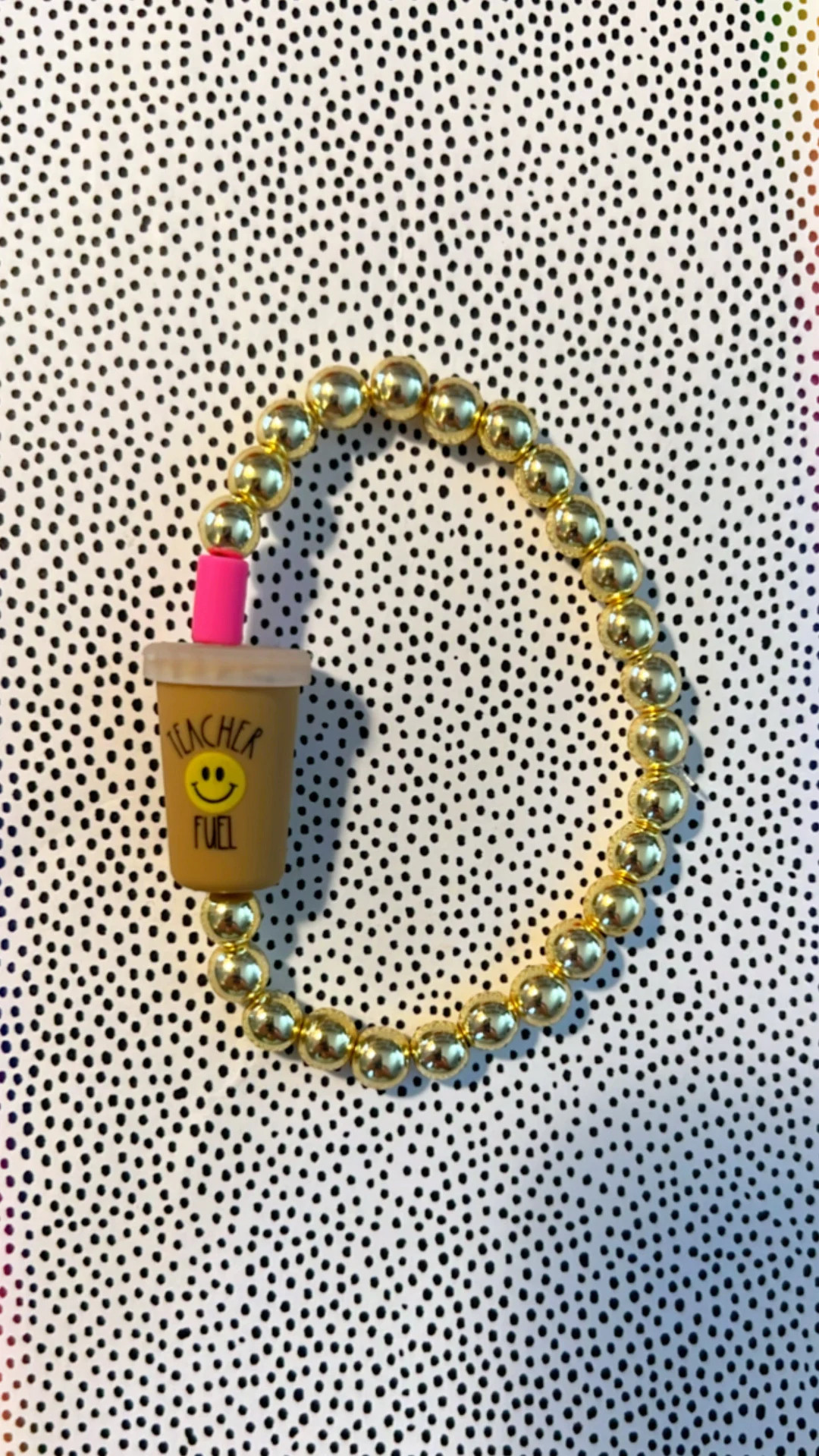 Teacher Coffee Bracelet - Etsy | Etsy (US)
