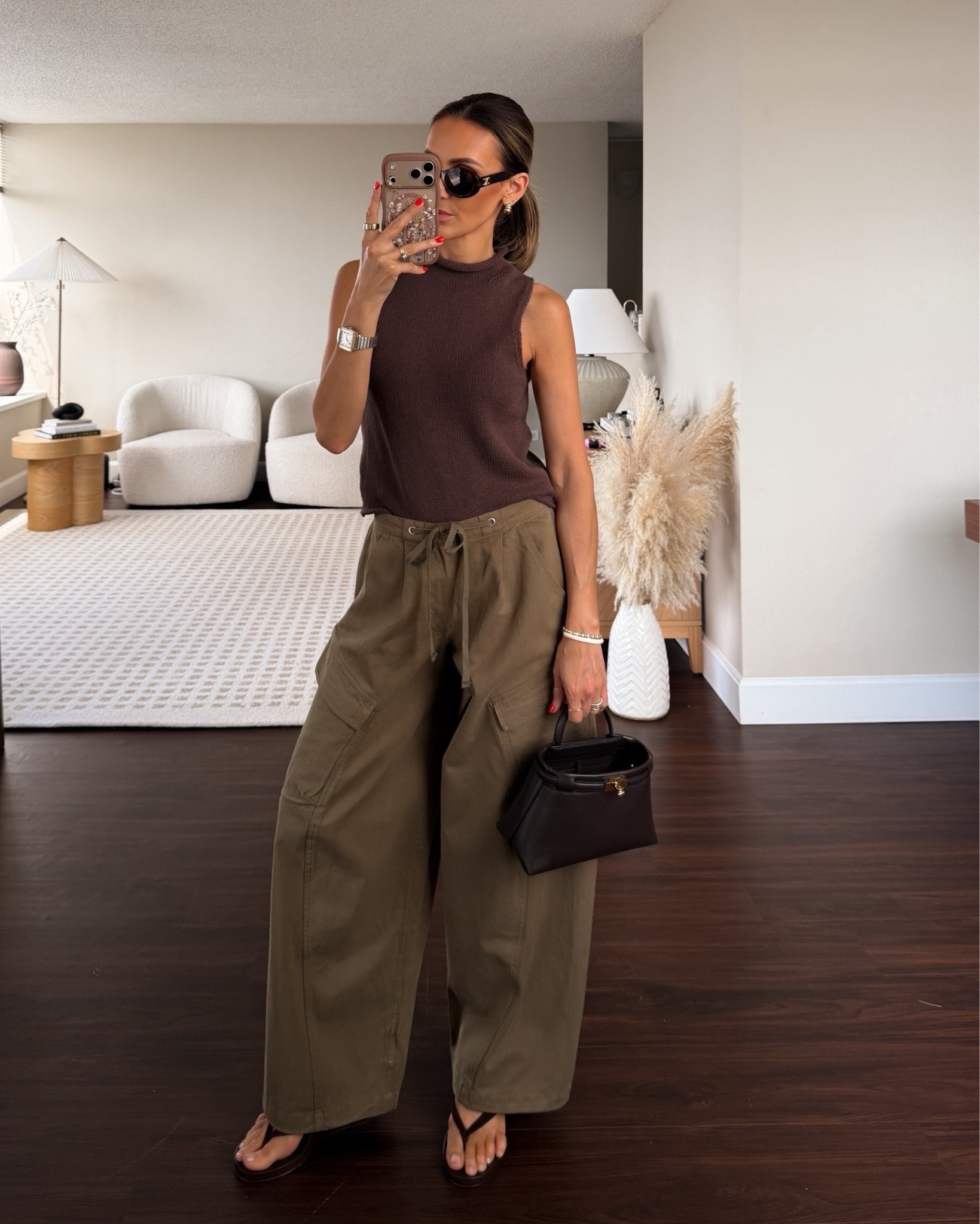 These utility pants are easing my way into fall! The coolest fit, super comfy size small 
Sleeveless sweater is so good I got two colors, xs

#LTKgrwm #LTKSeasonal #LTKOver40