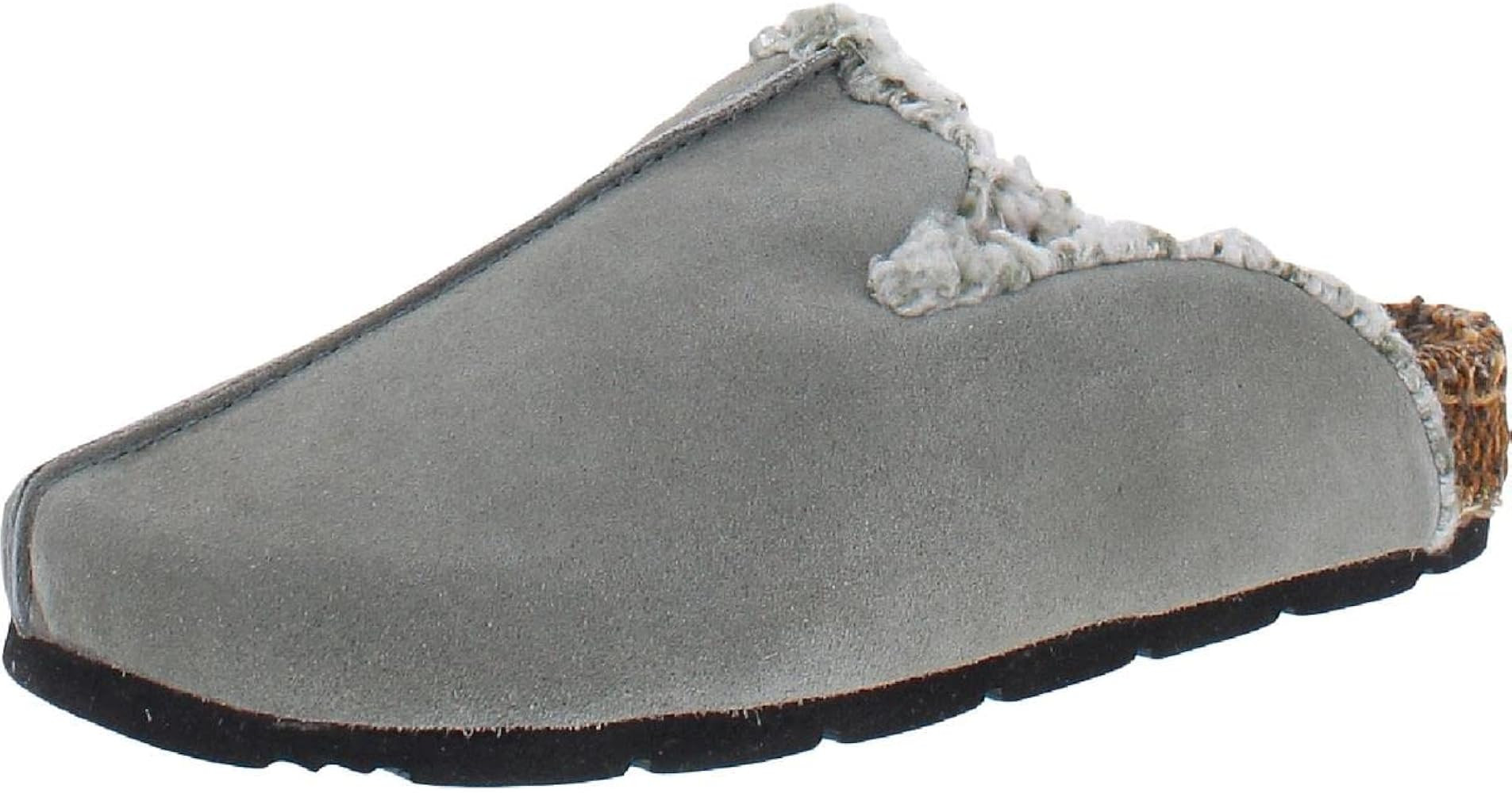 Free People Damon Women's Suede Cozy Lined Slip On Mules | Amazon (US)