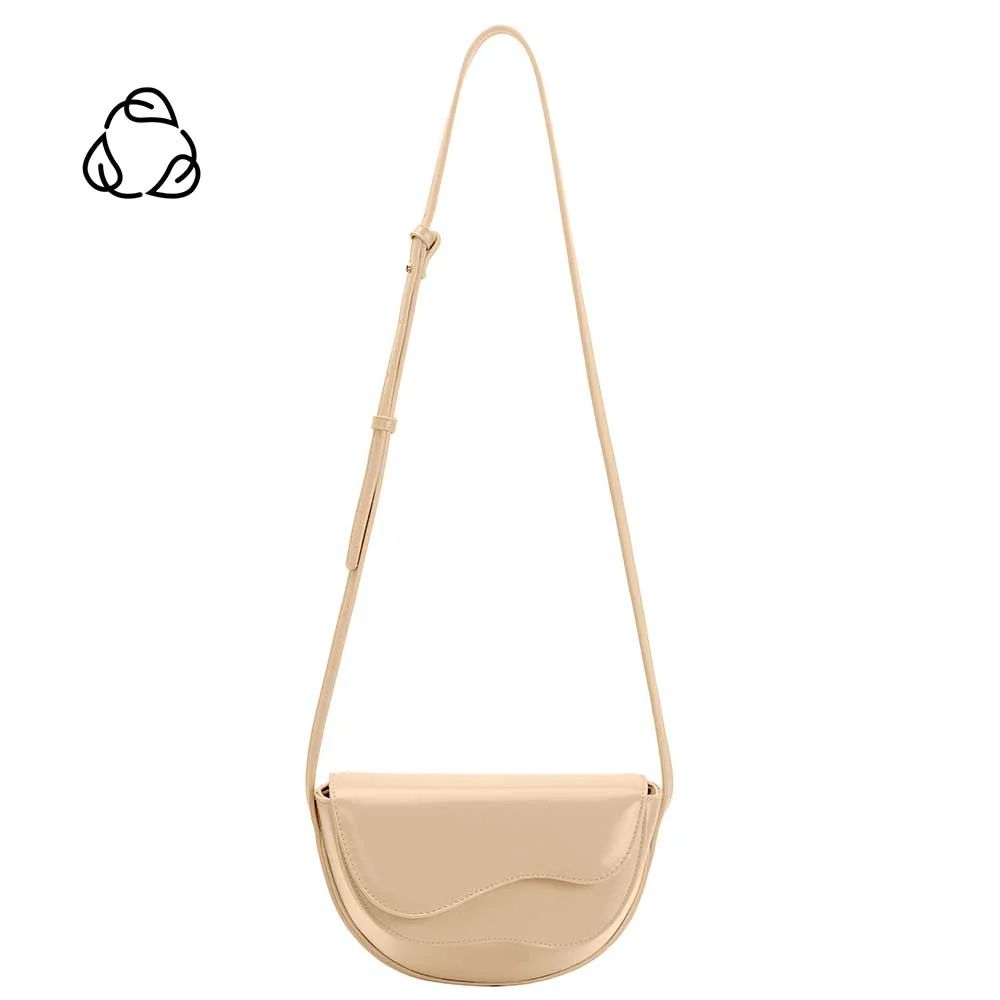 Nude Frieda Small Recycled Vegan Leather Crossbody Bag | Melie Bianco | Melie Bianco