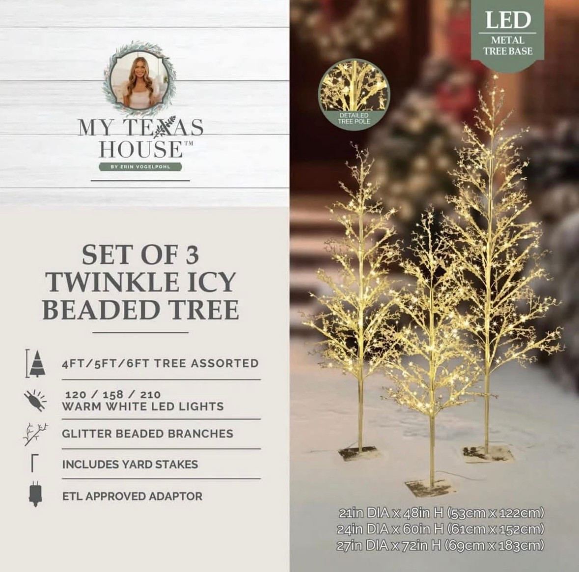 50% OFF SHIPPED. These My Texas House twinkling trees are GORGEOUS.  4, 5, & 6 ft🌲🌲! They can be used indoors or outdoors! 


#LTKSaleAlert #LTKHome #LTKHoliday