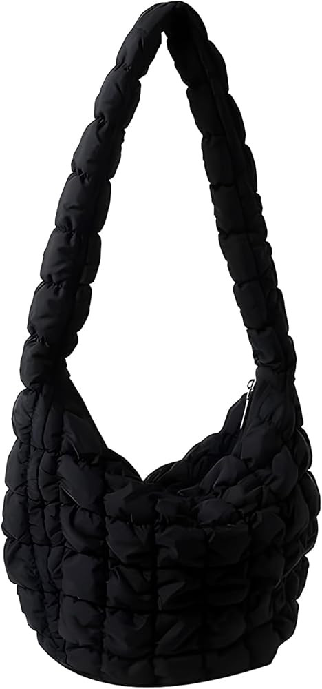 Quilted Tote Bag for Women, Lightweight Puffy Tote Bag Quilted Padding Shoulder Bag Hobo Bag Satc... | Amazon (UK)